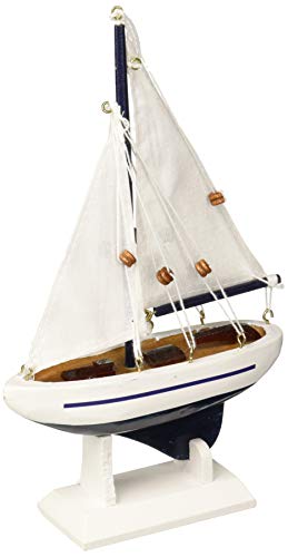 Hampton Nautical Blaues Segelboot Weihnachtsbaumschmuck 22,9 cm – dekoratives Modellboot – nautischer Weihnachtsbaumschmuck Hampton Nautical Blaues Segelboot Weihnachtsbaumschmuck 22,9 cm – dekoratives Modellboot – nautischer Weihnachtsbaumschmuck von HANDCRAFTED NAUTICAL DÉCOR
