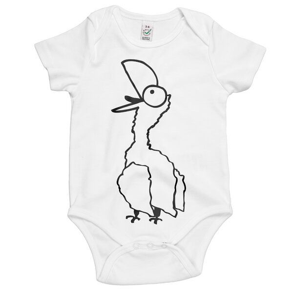 HANDGEDRUCKT "Schreihals" Baby Body von HANDGEDRUCKT