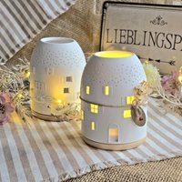 Windlicht Lichter Haus - Raysin Beton Deko, Wohn Tischdeko Deko Oder Geschenk Idee Mitbringsel || Handmade Windlicht Lichter Haus - Raysin Beton Deko, Wohn Tischdeko Deko Oder Geschenk Idee Mitbringsel || Handmade von HANDGEMACHTvonTHELKA