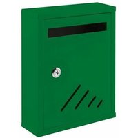 Handlock - Grüner Innenbriefkasten aus Metall mit Griffschloss von HANDLOCK