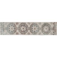 Antike Handgewebte Flur Teppichläufer Aus Der Türkei, Oushak Teppich Mit Gedeckten Farben 2, 9 X 12, 8 Ft von HANDSONHIPS