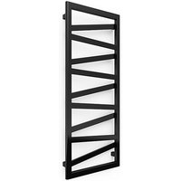 Heizungsbetrieb Handtuchheizkörper - Mattschwarz - Höhe 750mm Breite 500mm - 263 Watt - WIN750/500SXN von SÈCHE SERVIETTE RADIATEUR - MATISERE