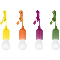 Colors, kabellose led Leuchte, Safe Touch Oberfläche, Dekoleuchte, 4er Set LED-Lampen, bunt, Hängeleuchte, Deckenleuchte, Batteriebetrieb, von HANDYLUX