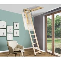 Dachbodentreppe "Profi" – Dachbodenleiterkastengröße 120 x 60 cm – Höhe 280 cm – U-Wert 1,26 W/m² - Handystairs von HANDYSTAIRS