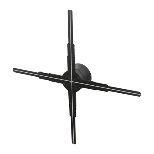 3D Hologramm Projektor 50cm Hologramm Fan Bilder Videos JPG MP4 IOS WLAN Android APP-Steuerung Zeitlich-Programmiert Fernbedienung 160°-Weitwinkel 552 LED-Perlen für Ausstellungen Advertising Display von HANGKAI