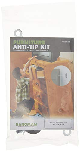 Hangman Products TK400-4 Anti-Kipp-Kit für Möbel von Hangman