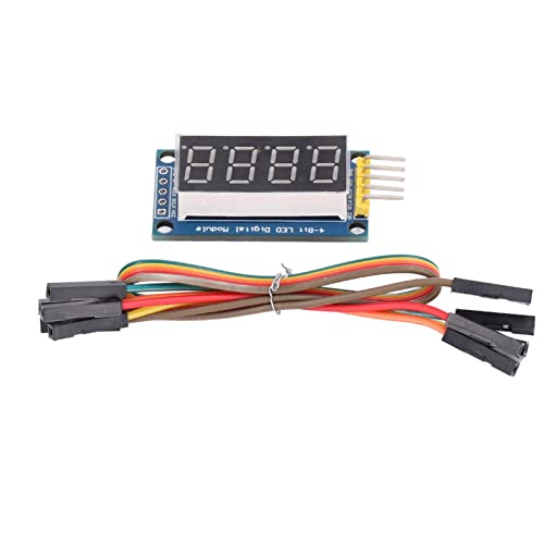 4 -stelliges digitales Rohrmodul 74HC595 Treiber -Einstellung LED -Anzeigemodul mit Jumper 3.3V 5V Universal Anwendung von HANHEFLY