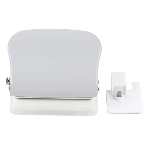 5 Hole Paper Puncher Kompakt tragbarer Loch Puncher A4 A5 B5 Notebook Sammelbuch vielseitiger Loch Puncher Handheld (Grau) von HANHEFLY