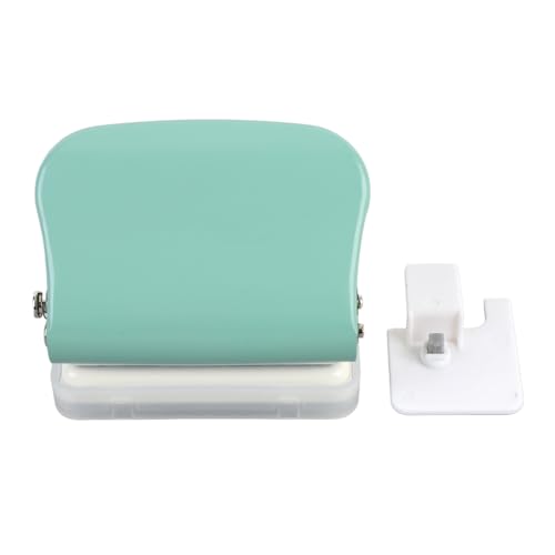 5 Hole Paper Puncher Kompakt tragbarer Loch Puncher A4 A5 B5 Notebook Sammelbuch vielseitiger Loch Puncher Handheld (Grün) von HANHEFLY