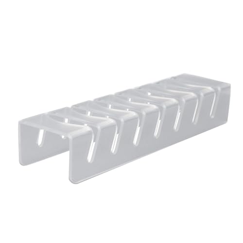 Baseball Hat Rack klare stilvolle Hut -Aufbewahrung Display Halter Platz sparende Wohnzimmer Schlafzimmer Flure Flure (Transparent) von HANHEFLY