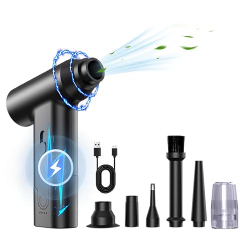 Electric Air Duster Effiziente 6 Stecker komprimierte kabellose Elektrogebläse+Reinigung Keyboards PC -Kameras Luftbetten Boote Electric Air Duster Effiziente 6 Stecker komprimierte kabellose Elektrogebläse+Reinigung Keyboards PC -Kameras Luftbetten Boote von HANHEFLY