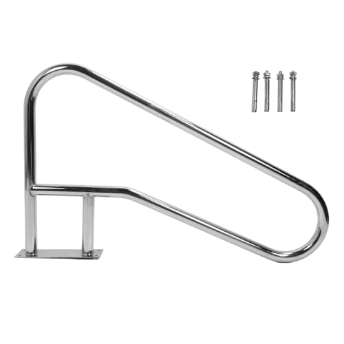 HANHEFLY 304 weniger Stahlpool -Handlauf -Schlupf Treppe Handschiene Schwimmbad Spa von HANHEFLY