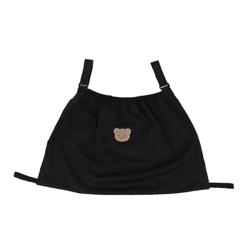 HANHEFLY Baby Kinderwagen Hanging Storage Bag große Kapazität Flaschen Windeln Organizer Outdoor Outdoor (Schwarz) von HANHEFLY