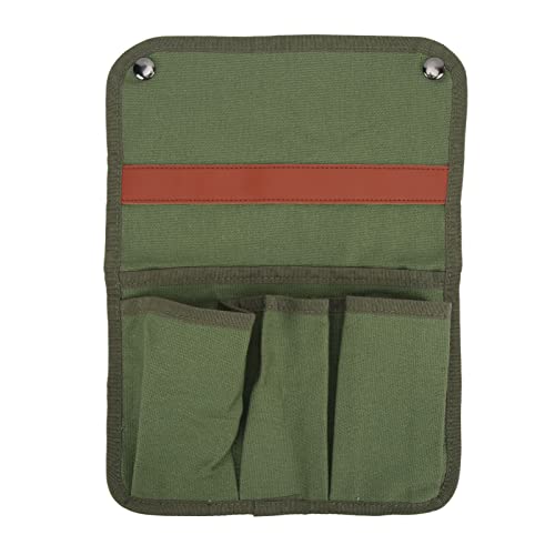 HANHEFLY Campingstuhl Armlehnen Aufbewahrungstasche Seite Multifunktionaler tragbarer Strandstuhl Hängende Aufbewahrungstasche für Outdoor Beach (Von grün) von HANHEFLY