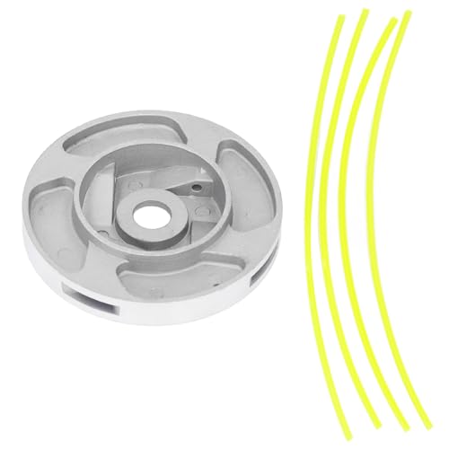 HANHEFLY Gras Trimmer Kopf Aluminium Legierung 4 Linie Ersatz Kreisförmige Form Unkraut Cutter Benzin Bewässerung von HANHEFLY