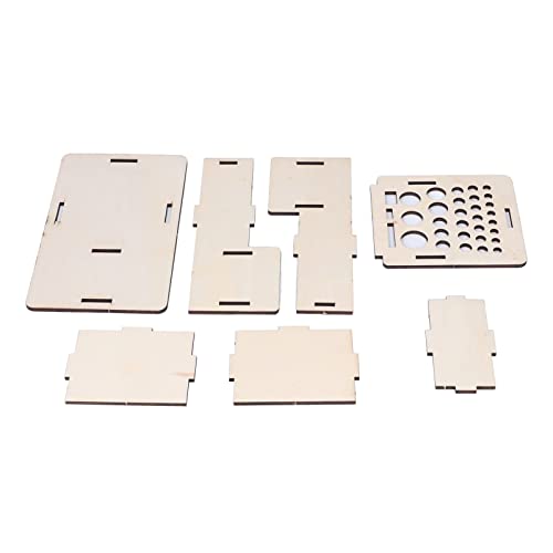 HANHEFLY Lederwerkzeuge Aufbewahrungsbox Regal Buchen Craft Rack Punch Tool Organizer Schleifstangen Ständer von HANHEFLY