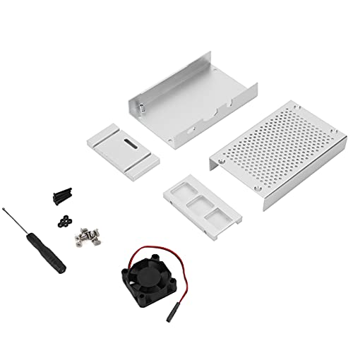 HANHEFLY Schutzhülle Aluminiumlegierungslüfter Schnelle Wärme Dissipation Einfaches Installation Silber HANHEFLY Schutzhülle Aluminiumlegierungslüfter Schnelle Wärme Dissipation Einfaches Installation Silber von HANHEFLY