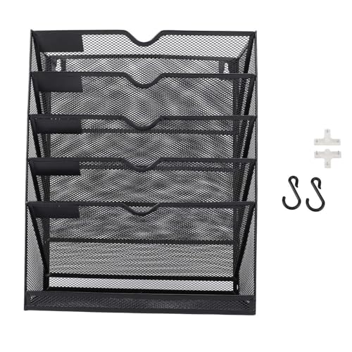 HANHEFLY Wanddatei Ordnerhalter Multifunktionales Metall 6 Tiers Organizer Home Office Klassenzimmer Vorräte HANHEFLY Wanddatei Ordnerhalter Multifunktionales Metall 6 Tiers Organizer Home Office Klassenzimmer Vorräte von HANHEFLY