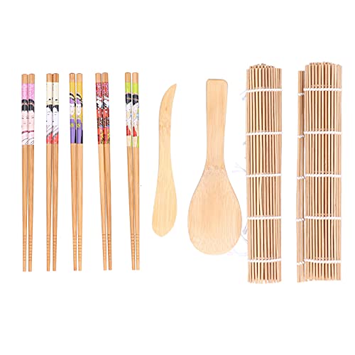 Sushi -Herstellung von Kits Rolling Matte Stäbchen Sushi Maker Set Souvenirs Anfänger für Küchen hausgemachtes Essen Japanisch Lecker Sushi -Herstellung von Kits Rolling Matte Stäbchen Sushi Maker Set Souvenirs Anfänger für Küchen hausgemachtes Essen Japanisch Lecker von HANHEFLY