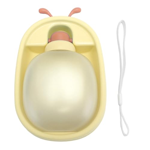 Tragbarer Hundewasserflaschen Multifunktions Reise -Hauspenner für Outdoor -Abenteuer geeignet (Yellow) von HANHEFLY