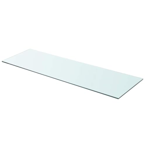 Glass Shelf Board Transparent 90x30 cm 8mm Tempered Glass for Slatwall Display, Modern Home Decor & Retail Store Fixture, Holds 15kg, Easy Clean Surface Glass Shelf Board Transparent 90x30 cm 8mm Tempered Glass for Slatwall Display, Modern Home Decor & Retail Store Fixture, Holds 15kg, Easy Clean Surface von HANJIEFACAI
