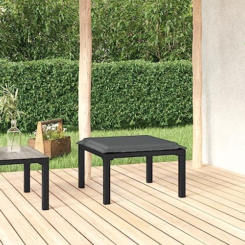 HANJIEFACAI 3-Sitzer-Gartensofa mit Kissen Grau Poly Rattanbalkonmöbel Kleiner Balkon sitzgarnitur Garten gartenmöbel Set gartenmöbelGeeignet für Gartenterrassen von HANJIEFACAI