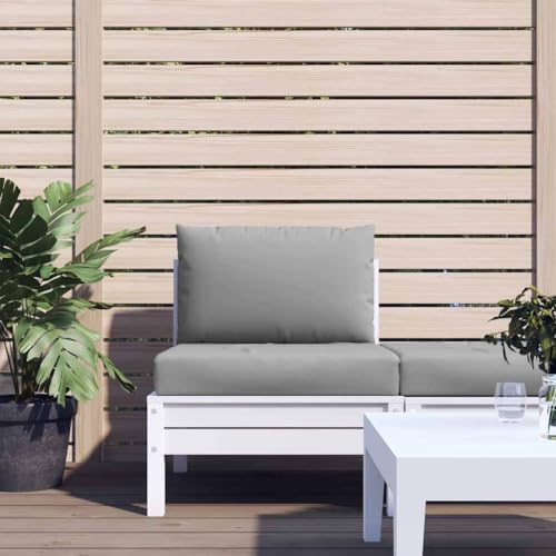 HANJIEFACAI Balkon möbel terassenmöbel außenChesterfield-Sofa 2-Sitzer Dunkelgrau StoffGeeignet für Gartenterrassen von HANJIEFACAI