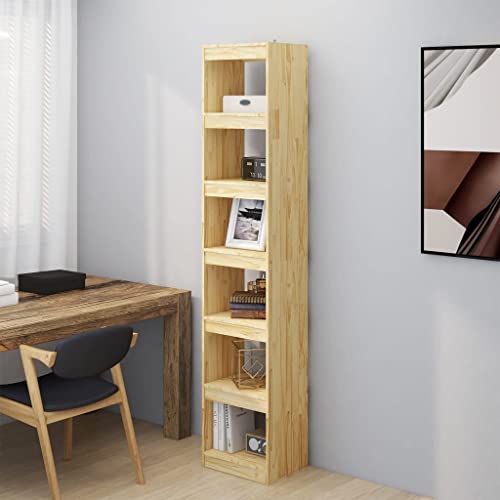 HANJIEFACAI Bücherregal/Raumteiler 40x30x199 cm Massivholz Kiefer Small Shelf Bookcase Small Bookshelf Display Cabinet für Schlafzimmer Balkon Flur Arbeitszimmer HANJIEFACAI Bücherregal/Raumteiler 40x30x199 cm Massivholz Kiefer Small Shelf Bookcase Small Bookshelf Display Cabinet für Schlafzimmer Balkon Flur Arbeitszimmer von HANJIEFACAI