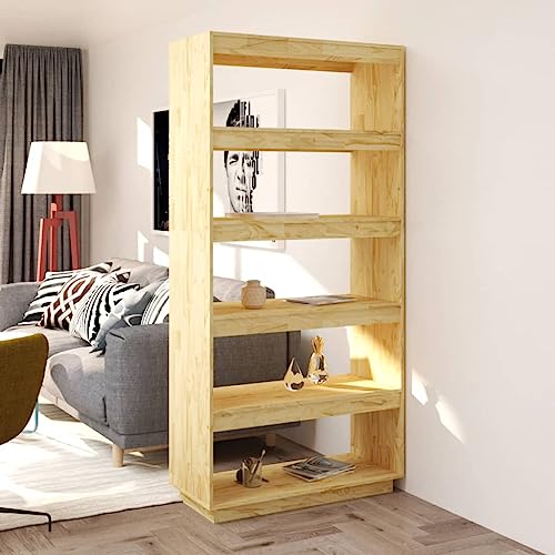 HANJIEFACAI Bücherregal/Raumteiler 80x35x167 cm Massivholz Kiefer Small Shelf Book Shelf Cabinet Shelves for Bedroom für Flur Balkon Arbeitszimmer Schlafzimmer HANJIEFACAI Bücherregal/Raumteiler 80x35x167 cm Massivholz Kiefer Small Shelf Book Shelf Cabinet Shelves for Bedroom für Flur Balkon Arbeitszimmer Schlafzimmer von HANJIEFACAI