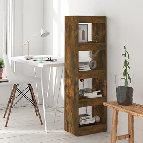 HANJIEFACAI Bücherregal/Raumteiler Räuchereiche 40x30x135 cm Shelves for Bedroom Book Shelf Small Bookshelf Book Shelves für Wohnzimmer Arbeitszimmer Schlafzimmer Flur HANJIEFACAI Bücherregal/Raumteiler Räuchereiche 40x30x135 cm Shelves for Bedroom Book Shelf Small Bookshelf Book Shelves für Wohnzimmer Arbeitszimmer Schlafzimmer Flur von HANJIEFACAI