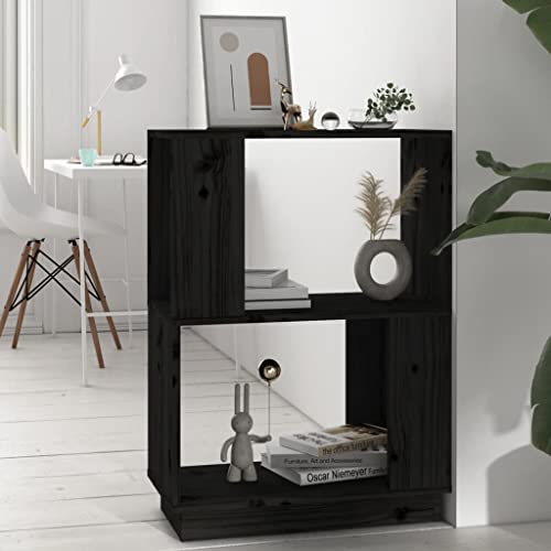 HANJIEFACAI Bücherregal/Raumteiler Schwarz 51x25x70 cm Massivholz Kiefer Small Shelf Bookcase Small Bookshelf Bookshelves für Arbeitszimmer Schlafzimmer Flur Wohnzimmer HANJIEFACAI Bücherregal/Raumteiler Schwarz 51x25x70 cm Massivholz Kiefer Small Shelf Bookcase Small Bookshelf Bookshelves für Arbeitszimmer Schlafzimmer Flur Wohnzimmer von HANJIEFACAI