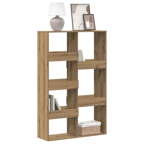 HANJIEFACAI Bücherregal Artisan-Eiche 100x33x155,5 cm Holzwerkstoff Vitrine Book Shelf Bookcase Bookshelves für Arbeitszimmer Wohnzimmer Schlafzimmer Flur HANJIEFACAI Bücherregal Artisan-Eiche 100x33x155,5 cm Holzwerkstoff Vitrine Book Shelf Bookcase Bookshelves für Arbeitszimmer Wohnzimmer Schlafzimmer Flur von HANJIEFACAI