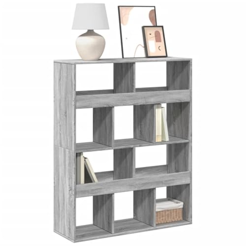 HANJIEFACAI Bücherregal Grau Sonoma 100x33x125,5 cm Holzwerkstoff Small Shelf Book Shelf Small Bookshelf Display Cabinet für Wohnzimmer Flur Schlafzimmer Arbeitszimmer HANJIEFACAI Bücherregal Grau Sonoma 100x33x125,5 cm Holzwerkstoff Small Shelf Book Shelf Small Bookshelf Display Cabinet für Wohnzimmer Flur Schlafzimmer Arbeitszimmer von HANJIEFACAI