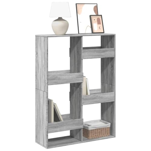 HANJIEFACAI Bücherregal Grau Sonoma 100x33x135 cm Holzwerkstoff Vitrine Book Shelf Bookcase Bookshelves für Arbeitszimmer Wohnzimmer Schlafzimmer Flur HANJIEFACAI Bücherregal Grau Sonoma 100x33x135 cm Holzwerkstoff Vitrine Book Shelf Bookcase Bookshelves für Arbeitszimmer Wohnzimmer Schlafzimmer Flur von HANJIEFACAI