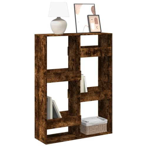 HANJIEFACAI Bücherregal Räuchereiche 100x33x135 cm Holzwerkstoff Vitrine Book Shelf Bookcase Bookshelves für Arbeitszimmer Wohnzimmer Schlafzimmer Flur HANJIEFACAI Bücherregal Räuchereiche 100x33x135 cm Holzwerkstoff Vitrine Book Shelf Bookcase Bookshelves für Arbeitszimmer Wohnzimmer Schlafzimmer Flur von HANJIEFACAI