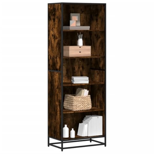 HANJIEFACAI Bücherregal Räuchereiche 60x35x170,5 cm Holzwerkstoff Shelves for Bedroom Bookcase Cabinet Book Shelves für Flur Schlafzimmer Wohnzimmer Balkon HANJIEFACAI Bücherregal Räuchereiche 60x35x170,5 cm Holzwerkstoff Shelves for Bedroom Bookcase Cabinet Book Shelves für Flur Schlafzimmer Wohnzimmer Balkon von HANJIEFACAI