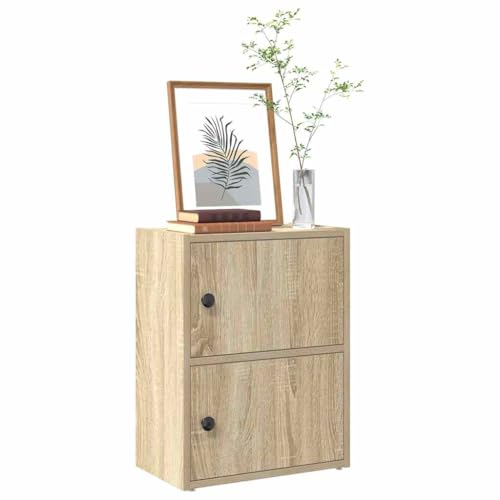 HANJIEFACAI Bücherregal Sonoma-Eiche 40x24x52 cm Holzwerkstoff Book Shelves Small Bookshelf Shelf Organizer Bookshelves für Balkon Schlafzimmer Wohnzimmer Arbeitszimmer HANJIEFACAI Bücherregal Sonoma-Eiche 40x24x52 cm Holzwerkstoff Book Shelves Small Bookshelf Shelf Organizer Bookshelves für Balkon Schlafzimmer Wohnzimmer Arbeitszimmer von HANJIEFACAI