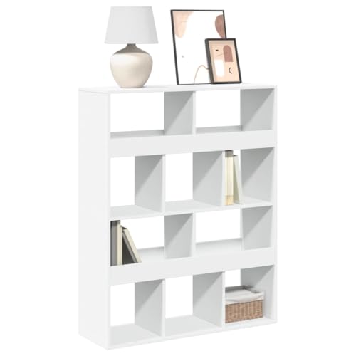 HANJIEFACAI Bücherregal Weiß 100x33x125,5 cm Holzwerkstoff Small Shelf Book Shelf Small Bookshelf Display Cabinet für Wohnzimmer Flur Schlafzimmer Arbeitszimmer HANJIEFACAI Bücherregal Weiß 100x33x125,5 cm Holzwerkstoff Small Shelf Book Shelf Small Bookshelf Display Cabinet für Wohnzimmer Flur Schlafzimmer Arbeitszimmer von HANJIEFACAI