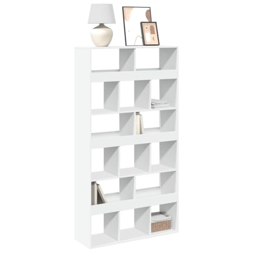 HANJIEFACAI Bücherregal Weiß 100x33x187,5 cm Holzwerkstoff Small Shelf Book Shelf Small Bookshelf Display Cabinet für Wohnzimmer Flur Schlafzimmer Arbeitszimmer HANJIEFACAI Bücherregal Weiß 100x33x187,5 cm Holzwerkstoff Small Shelf Book Shelf Small Bookshelf Display Cabinet für Wohnzimmer Flur Schlafzimmer Arbeitszimmer von HANJIEFACAI