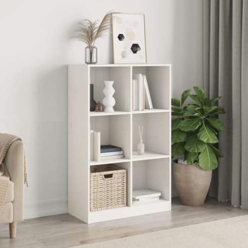 HANJIEFACAI Bücherregal Weiß 70x33x110 cm Massivholz Kiefer Small Shelf Book Shelf Small Bookshelf Display Cabinet für Balkon Wohnzimmer Schlafzimmer Arbeitszimmer HANJIEFACAI Bücherregal Weiß 70x33x110 cm Massivholz Kiefer Small Shelf Book Shelf Small Bookshelf Display Cabinet für Balkon Wohnzimmer Schlafzimmer Arbeitszimmer von HANJIEFACAI
