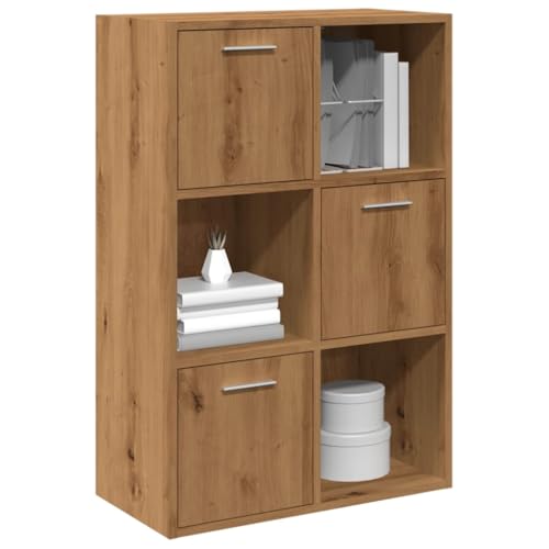 HANJIEFACAI Bücherschrank Artisan-Eiche 60,5x30x90 cm Holzwerkstoff Vitrine Bookcase Cabinet Small Bookshelf für Wohnzimmer Schlafzimmer Arbeitszimmer Flur HANJIEFACAI Bücherschrank Artisan-Eiche 60,5x30x90 cm Holzwerkstoff Vitrine Bookcase Cabinet Small Bookshelf für Wohnzimmer Schlafzimmer Arbeitszimmer Flur von HANJIEFACAI
