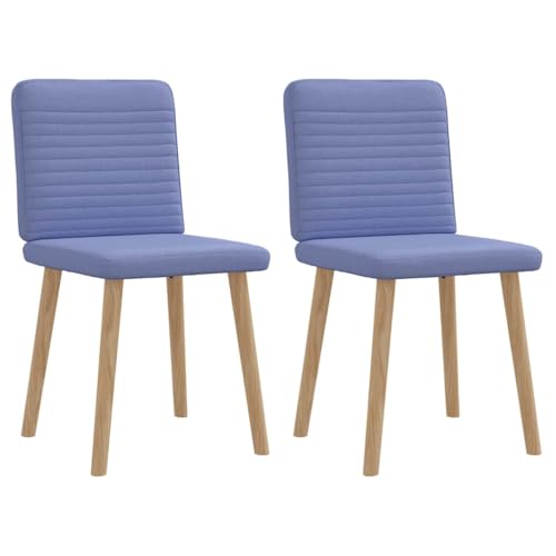 HANJIEFACAI Esszimmerstühle 2 STK. Jeansblau Stoff Esszimmersessel Esszimmerstühle Schminktisch Stuhl Essstühle für Balkon Park Wohnzimmer Küche HANJIEFACAI Esszimmerstühle 2 STK. Jeansblau Stoff Esszimmersessel Esszimmerstühle Schminktisch Stuhl Essstühle für Balkon Park Wohnzimmer Küche von HANJIEFACAI