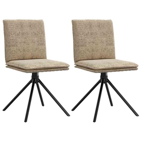 HANJIEFACAI Esszimmerstuhl Hellgrau Wildlederimitat Küchenstühle Modern Esszimmerstühle Esstisch Stühle Dining Chair für Balkon Park Garten Wohnzimmer von HANJIEFACAI