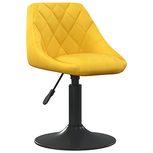 HANJIEFACAI Esszimmerstuhl Senfgelb Samt Stuhl Küche Schminktisch Stuhl Essstühle Dining Chair für Küche Park Balkon Wohnzimmer HANJIEFACAI Esszimmerstuhl Senfgelb Samt Stuhl Küche Schminktisch Stuhl Essstühle Dining Chair für Küche Park Balkon Wohnzimmer von HANJIEFACAI