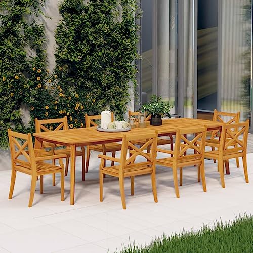 HANJIEFACAI Garten-Essstühle 8 STK. Massivholz Akazie Stuhl Garten Balkonstuhl Balkon Stühle Outdoor Stuhl für Camping Park Schlafraum Hof HANJIEFACAI Garten-Essstühle 8 STK. Massivholz Akazie Stuhl Garten Balkonstuhl Balkon Stühle Outdoor Stuhl für Camping Park Schlafraum Hof von HANJIEFACAI