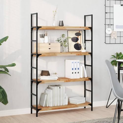 HANJIEFACAI Schweberegale 3 STK. Floating Shelves Solid Wood Acacia Oil Treated Wall Mounted Storage for Living Room Kitchen Bathroom 100x20x4 cm von HANJIEFACAI