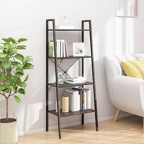 HANJIEFACAI Standregal mit 4 Böden Schwarz 56x35x140 cm Vitrine Book Shelf Bookcase Display Cabinet für Arbeitszimmer Balkon Wohnzimmer Schlafzimmer HANJIEFACAI Standregal mit 4 Böden Schwarz 56x35x140 cm Vitrine Book Shelf Bookcase Display Cabinet für Arbeitszimmer Balkon Wohnzimmer Schlafzimmer von HANJIEFACAI