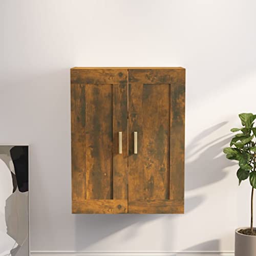 HANJIEFACAI Wandschrank Räuchereiche Holzwerkstoff 69,5x32,5x90 cm Wandregal Schrank Bücherregal Aufbewahrungsschränke für Wohnzimmer Schlafzimmer Büro mit Montageanleitung HANJIEFACAI Wandschrank Räuchereiche Holzwerkstoff 69,5x32,5x90 cm Wandregal Schrank Bücherregal Aufbewahrungsschränke für Wohnzimmer Schlafzimmer Büro mit Montageanleitung von HANJIEFACAI