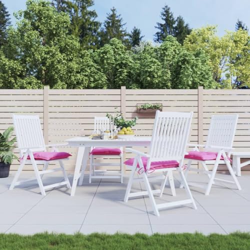 HANJIEFACAI balkonstühle Kinder gartenmöbelGartenstühle 4 STK. mit Kissen Massivholz Teak Geeignet für Terrasse Garten Wohnzimmer Schlafzimmer von HANJIEFACAI