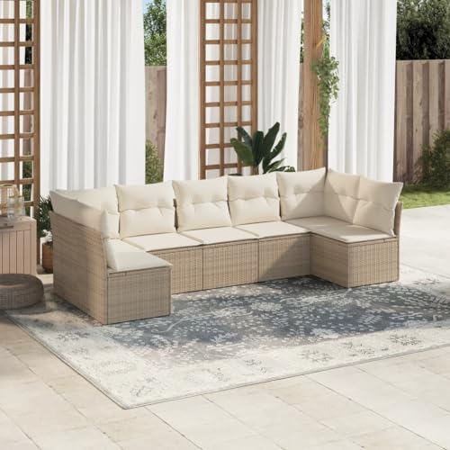 HANJIEFACAI gartenstuhl Rattan polyrattan gartenstuhlGartensessel mit Fußteil 2 STK. Verstellbar Schwarz Poly RattanGeeignet für Terrasse Garten Wohnzimmer Schlafzimmer von HANJIEFACAI